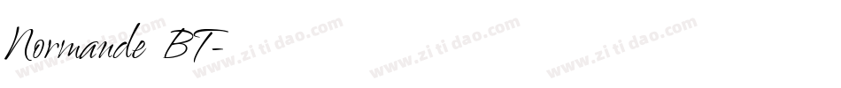 Normande BT字体转换